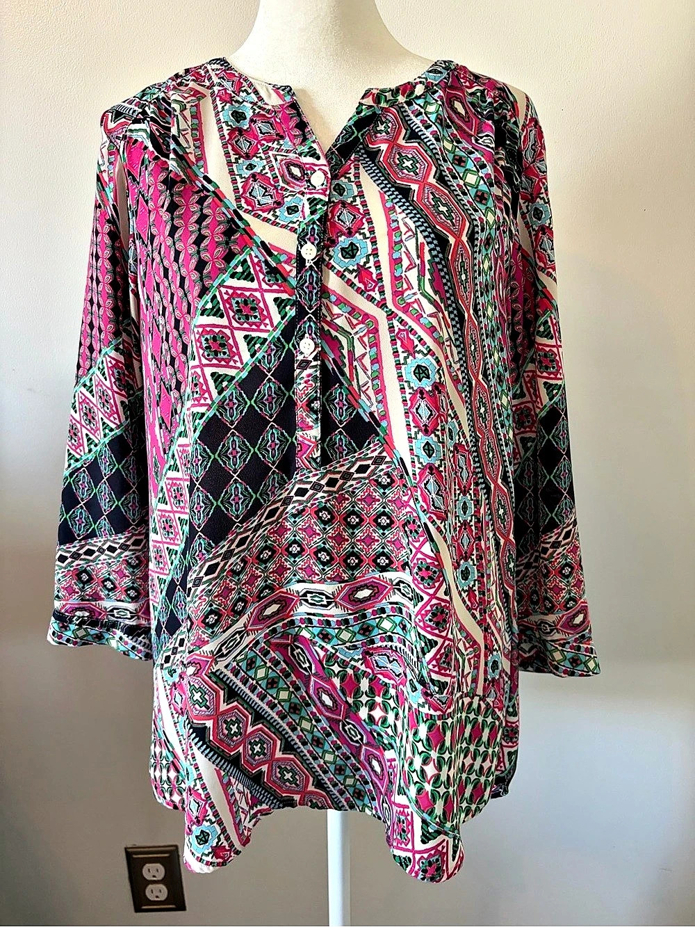 Van Heusen Geometric Print Tunic